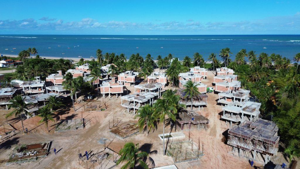 Reserva Aysú - casas de alto padrão na beira-mar do povoado Porto da Rua em São Miguel dos Milagres.