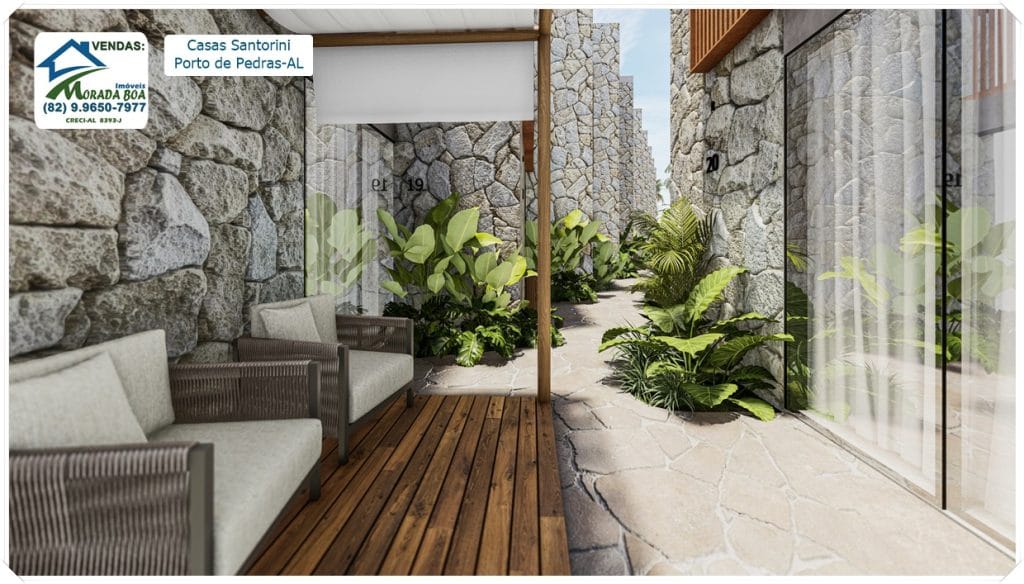 Casas Santorini - Porto de Padras-AL