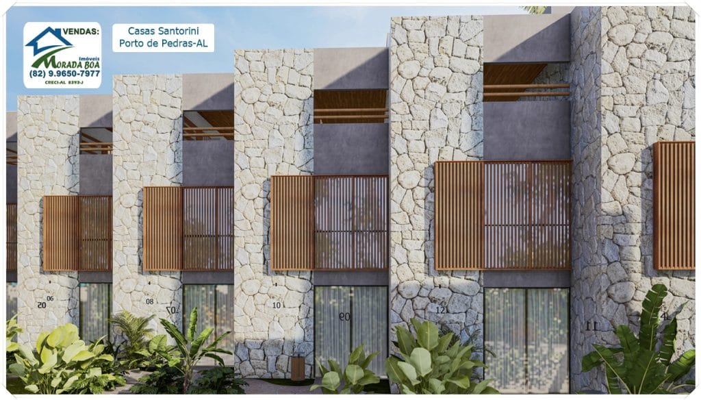 Casas Santorini - Porto de Padras-AL