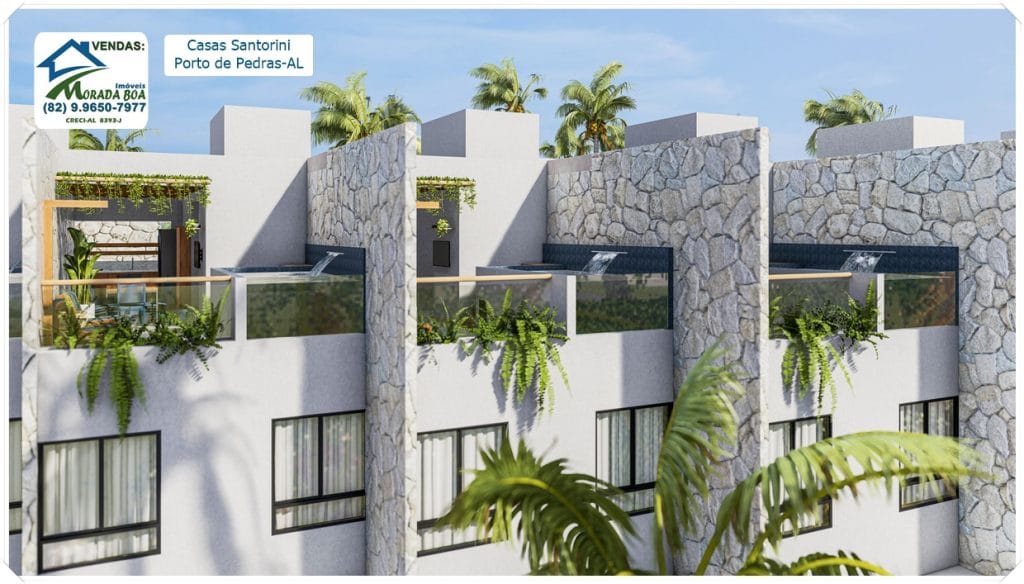 Casas Santorini - Porto de Padras-AL