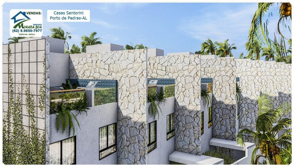 Casas Santorini - Porto de Padras-AL