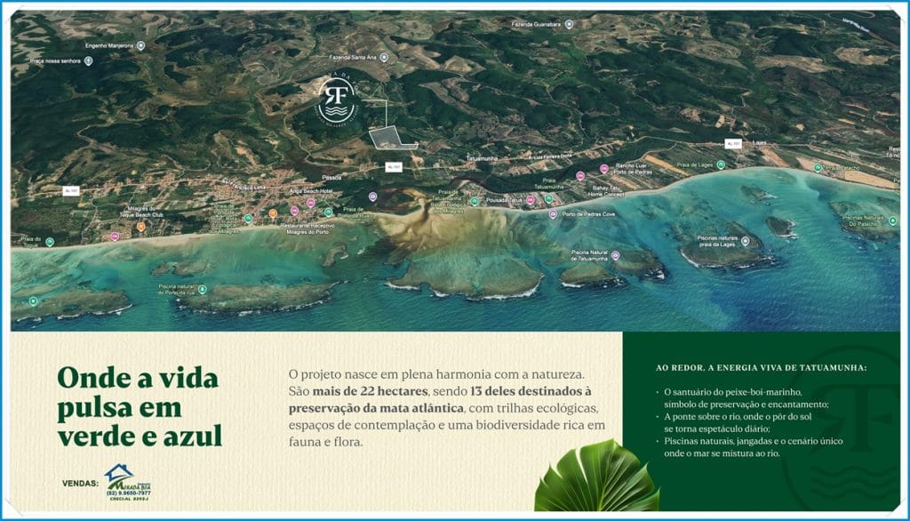 Reserva da Foz – Tatuamunha, Porto de Pedras–AL